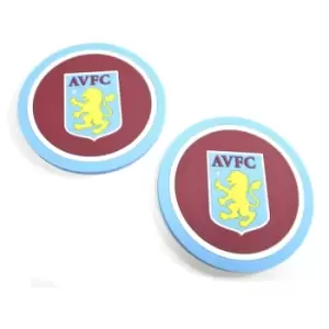 image of Aston Villa Two Pack Coaster Set