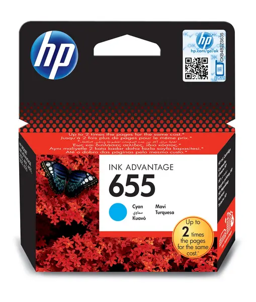 Image of hpinc (CZ110AE) 655 - Ink Cartridge Original - cyan - 5.5 ml