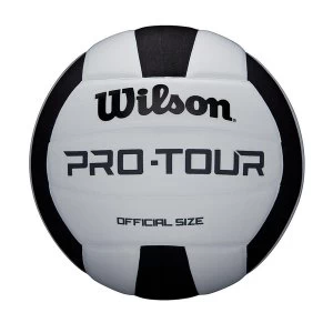 image of Wilson Pro Tour Volleyball White/Black