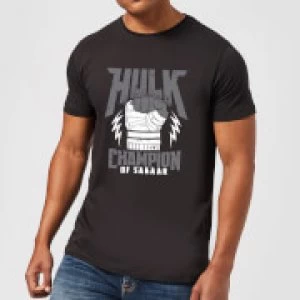 Image of Marvel Thor Ragnarok Hulk Champion Mens T-Shirt - Black
