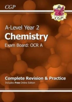 Image of New A-Level Chemistry Ocr a Year 2 Complete Revision and Practice with Online Edition Hardback