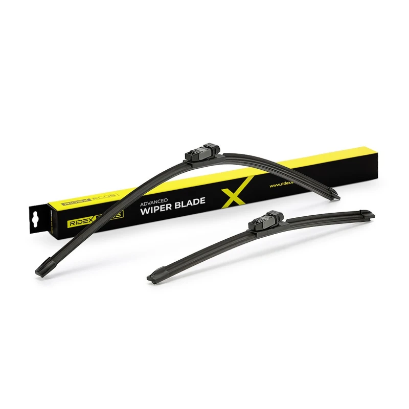 Image of RIDEX PLUS 298W17128P Wiper blade Front, Flat wiper blade, 450mm Wiper Blade (298)