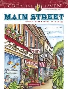 image of Creative Haven Main Street Coloring Book