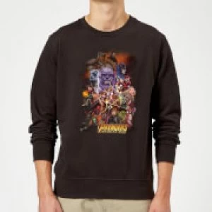 Image of Avengers Team Portrait Sweatshirt - Black