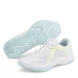 image of Puma Varion Ladies Netball Trainers - White