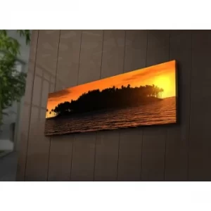 Image of 3090?ACT-76 Multicolor Decorative LED Lighted Canvas Painting