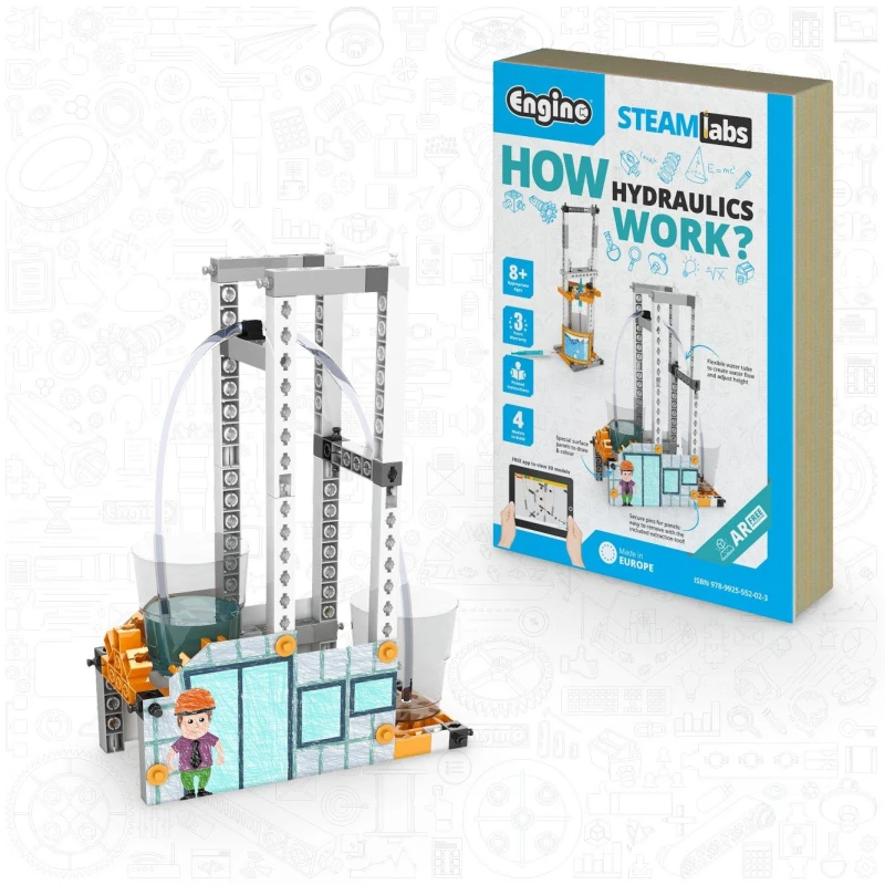 Image of Engino How Hydraulics Work White unisex