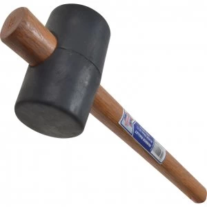 image of Faithfull Black Rubber Mallet 680g