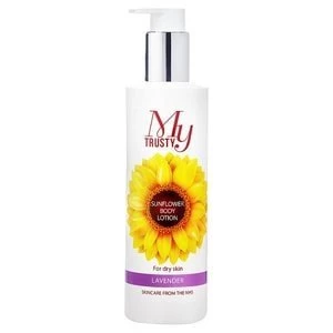 Image of My Trusty Sunflower Body Lotion Lavender Moisturiser 250ml