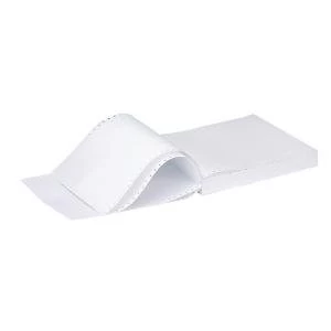 Image of Q-Connect 11x9.5" 1-Part 70gsm Plain Micro-Perforated Listing