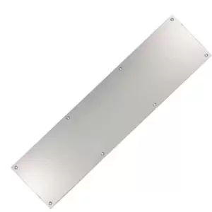 image of Eurospec - Steelworx Kickplate 815mm x 150mm - Satin Stainless Steel - Stainless Steel