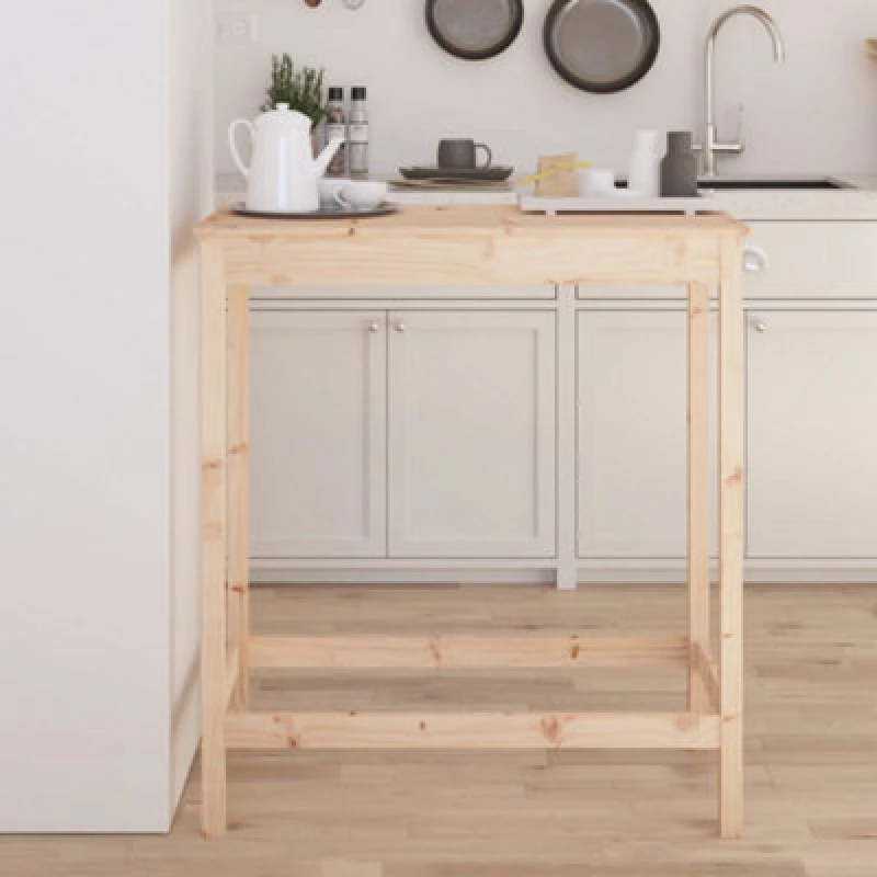 Image of VIDAXL Vidaxl - Bar Table 100x50x110cm Solid Wood Pine 8720845852825