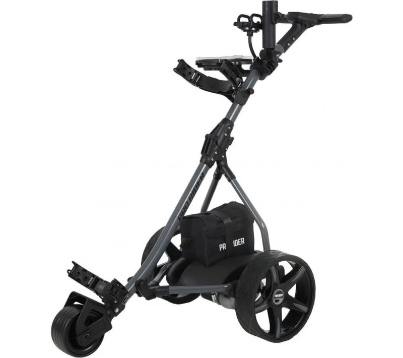 Image of Ben Sayers Prorider Electric Golf Trolley Grey - Black One Size