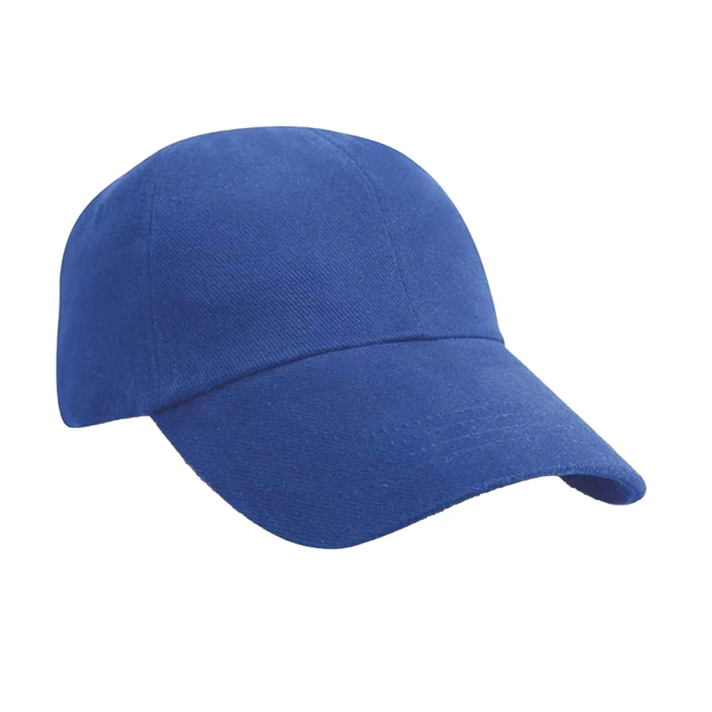 Image of Result Womens Heavy Brushed Cotton Low Profile Baseball Cap in Blue Blue Female One Size