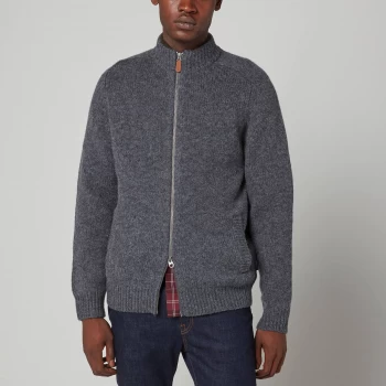 image of Barbou Calder Knitted Zip Through Jacket