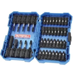 Image of Faithfull 42 Piece Impact Screwdriver Bit Set