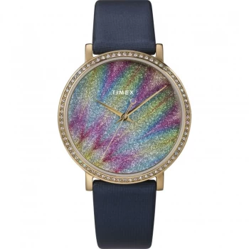 Timex Multicolour And Blue 'City Collection' Watch - TW2U40800 - multicoloured