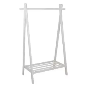 image of Charles Bentley Clothes Rail 120cm - White