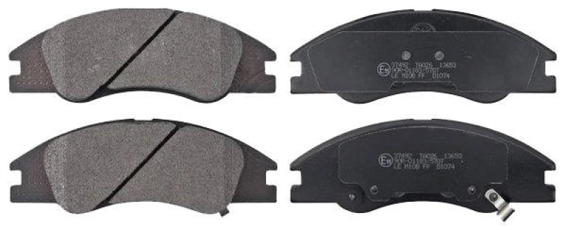 Image of A.B.S. 37492 Brake pad set with acoustic wear warning Brake Pad Set,disc brake (402)