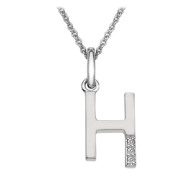 Image of Hot Diamonds H Micro Pendant DP408