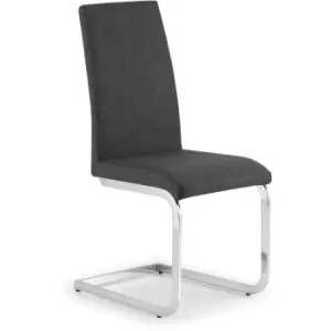 Image of Cantilever Dining Chair Slate Grey - Set Of 2 - Lucie
