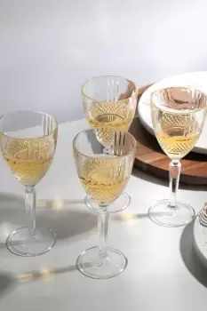 image of Verona Set of Four 180ml Wine Glasses