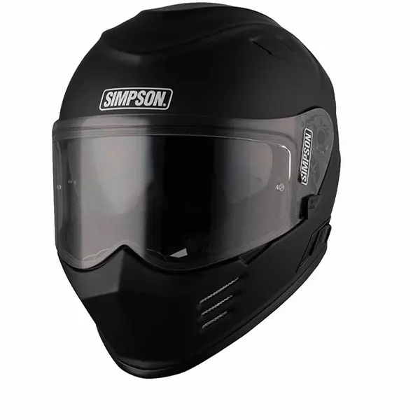 Image of Simpson Venom Matt Black ECE22.06 Full Face Helmet Size S