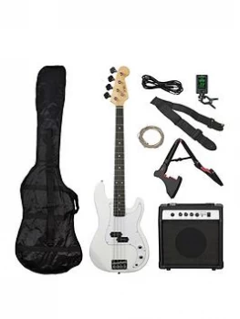 Image of 3Rd Avenue Bass Guitar Pack - White