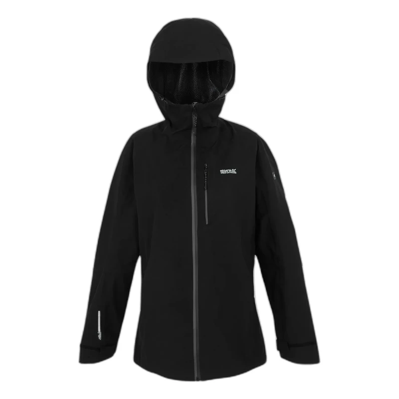 Image of Womens waterproof jacket Regatta Birchdale II Noir Female 38