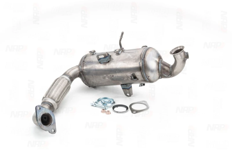 Image of NAP carparts CAD10871 Particulate Filter with fastening/mounting material Silicon carbide Soot-/ Particle Filter,exhaust system (1256)