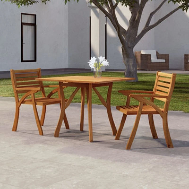 Image of VIDAXL Garden Table 85x85x75cm Solid Wood Acacia vidaXL 8720845754297