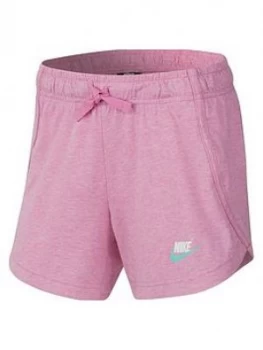 image of Nike Girls Jersey Shorts - Pink Size M 10-12 Years, Women