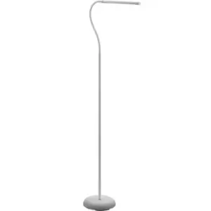 image of LAROA White LED Touch Dimmer Floor Lamp - White - Eglo