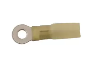 Image of Yellow Heatshrink Ring Terminal 4.0mm Pk 25 Connect 30230