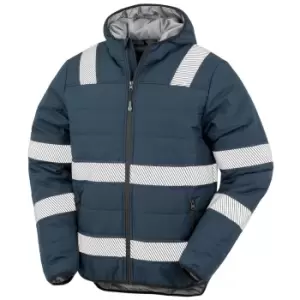 Image of Result Genuine Recycled Mens Ripstop Padded Jacket (3XL) (Navy)