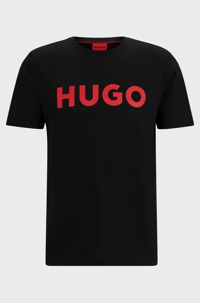 image of HUGO Dulivio Graphic T-Shirt Black XL