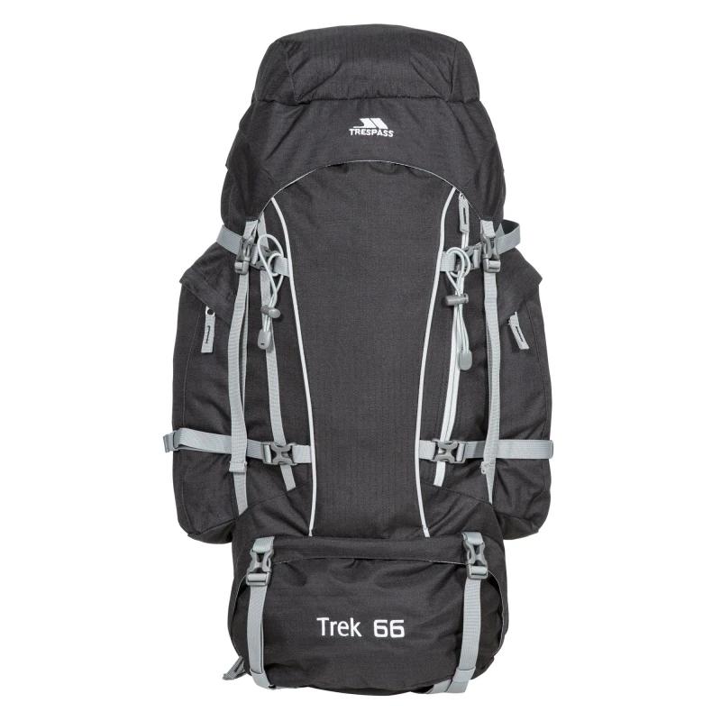 Image of Trespass Trek 66 Backpack Rucksack (66 Litres) Grey