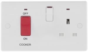 image of BG 2 Gang Sockets with Cooker Switch