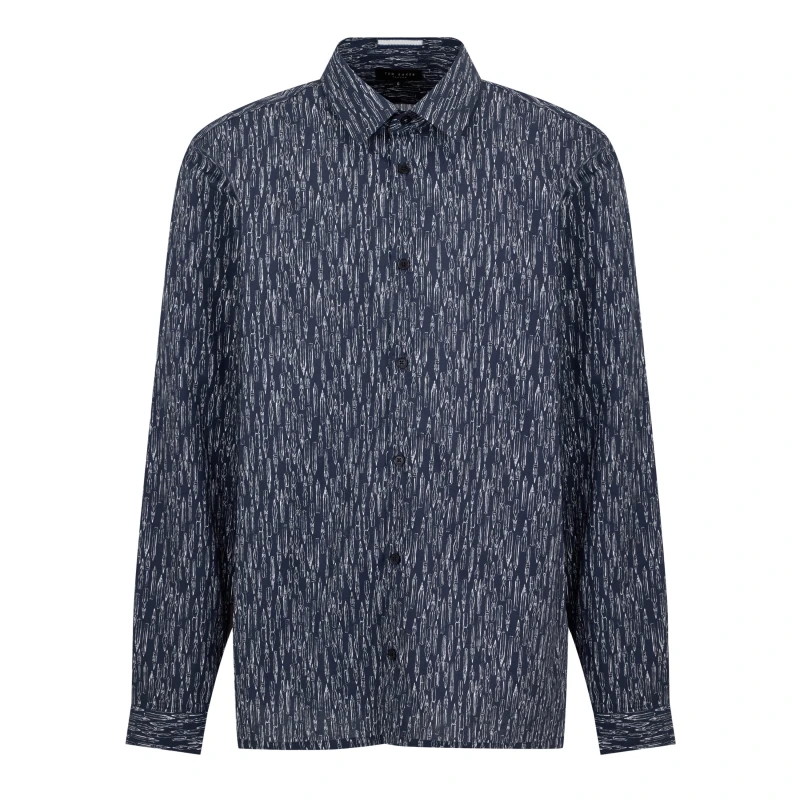 Image of Ted Baker Ted Rietij Shirt - Blue Blue 2XL