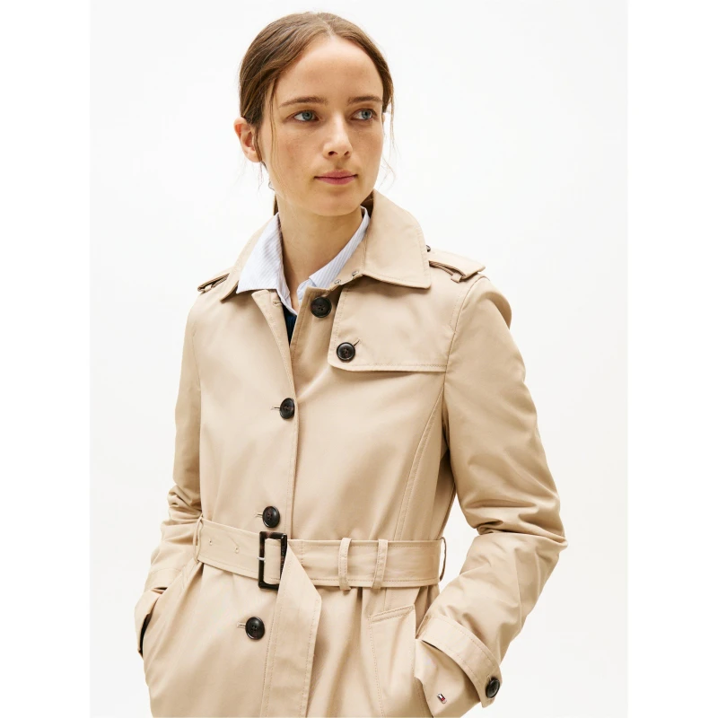 Image of Tommy Hilfiger Heritage Trench Coat - Beige Beige 10