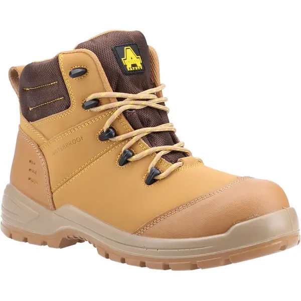 Image of Amblers Safety Mens 308C S3 SRC Metal Free Safety Boots UK Size 8 (EU 42) Honey AMB336-HONEY-8