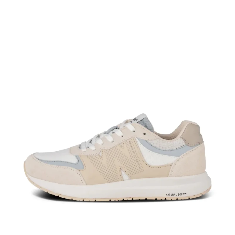 Image of Woden Womens Trainers Woden Rigmor Reflective Beige Female 37