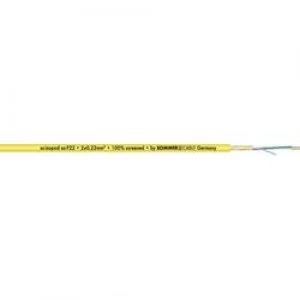 Image of Audio cable 2 x 0.22 mm2 Yellow Sommer Cable