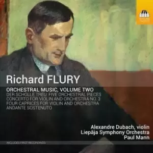 image of Richard Flury Orchestral Music - Volume 2 by Richard Flury CD Album