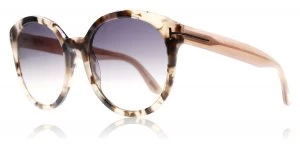 image of Tom Ford Phillipa Sunglasses Pink Havana 56B 55mm