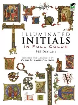 Image of Illuminated initials in full color by Carol Belanger Grafton