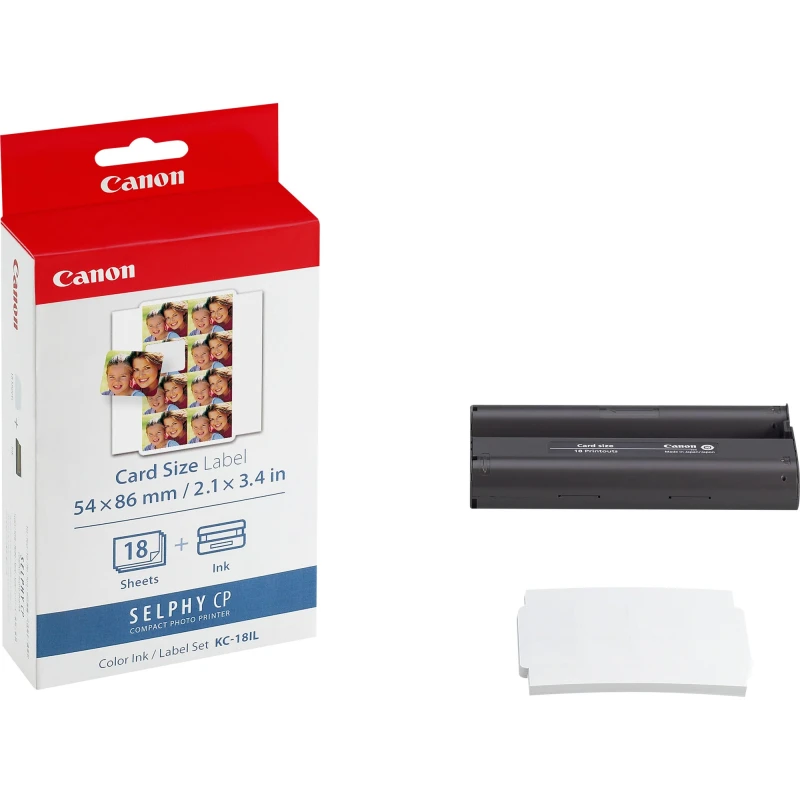 Image of Canon 7740A001/KC-18IL Photo cartridge color + Sticker paper Pack=18 f