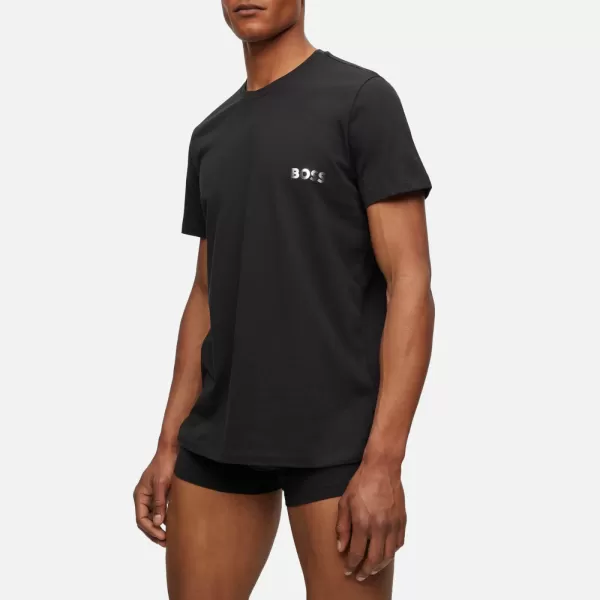 Image of BOSS Bodywear Cotton-Jersey T-Shirt & Boxer Trunk Gift Set - L