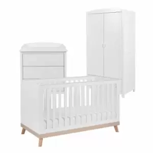 Image of Babymore Mona 3 Piece Room Set - White