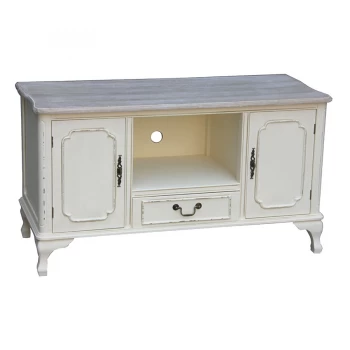 image of Charles Bentley Maison Vintage TV Unit - Cream